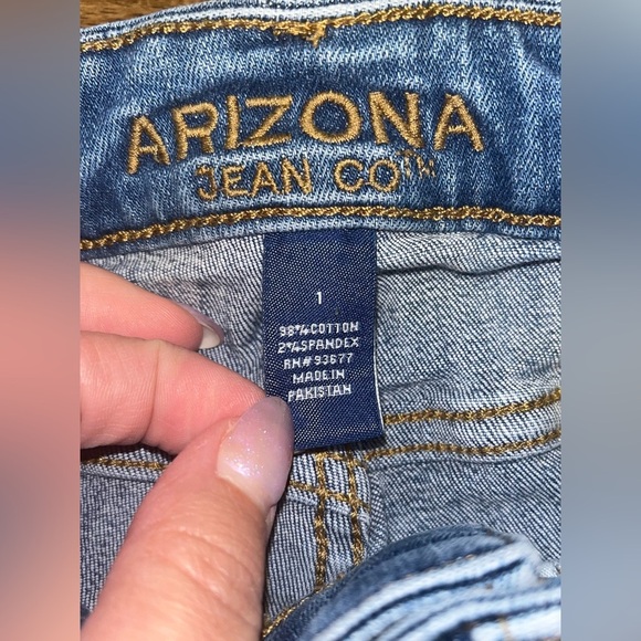 Arizona Jean Company Skinny Jeans Size 1 - Picture 2 of 7